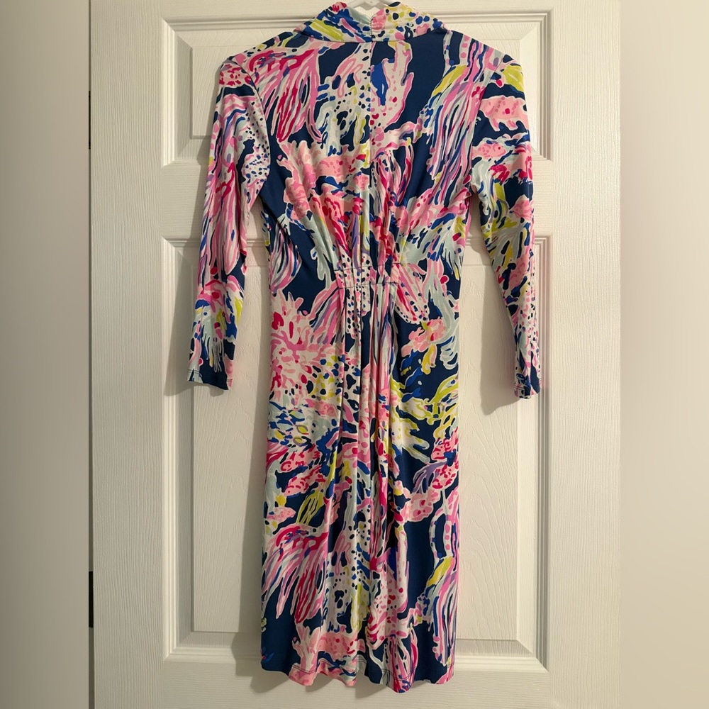 Lilly Pulitzer Multicolor Long Sleeve Dress - Picture 2 of 4